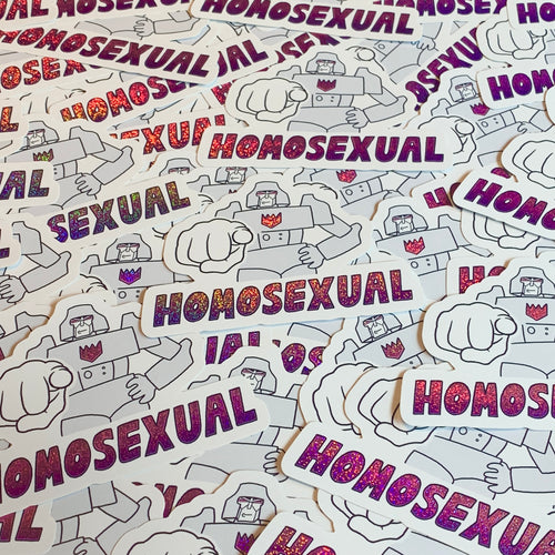 Homosexual Megatron Sticker